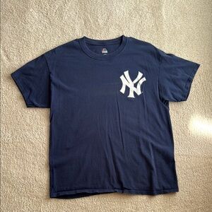 Majestic Navy Blue Short Sleeve Tee